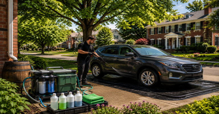 eco car wash benefits Buffalo NY - paint-safe eco-friendly car detailing