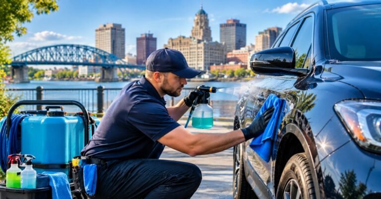 Mobile car wash water consumption comparison for vehicles in Buffalo NY