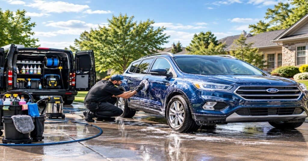 Mobile car detailing West Seneca NY on-site driveway service